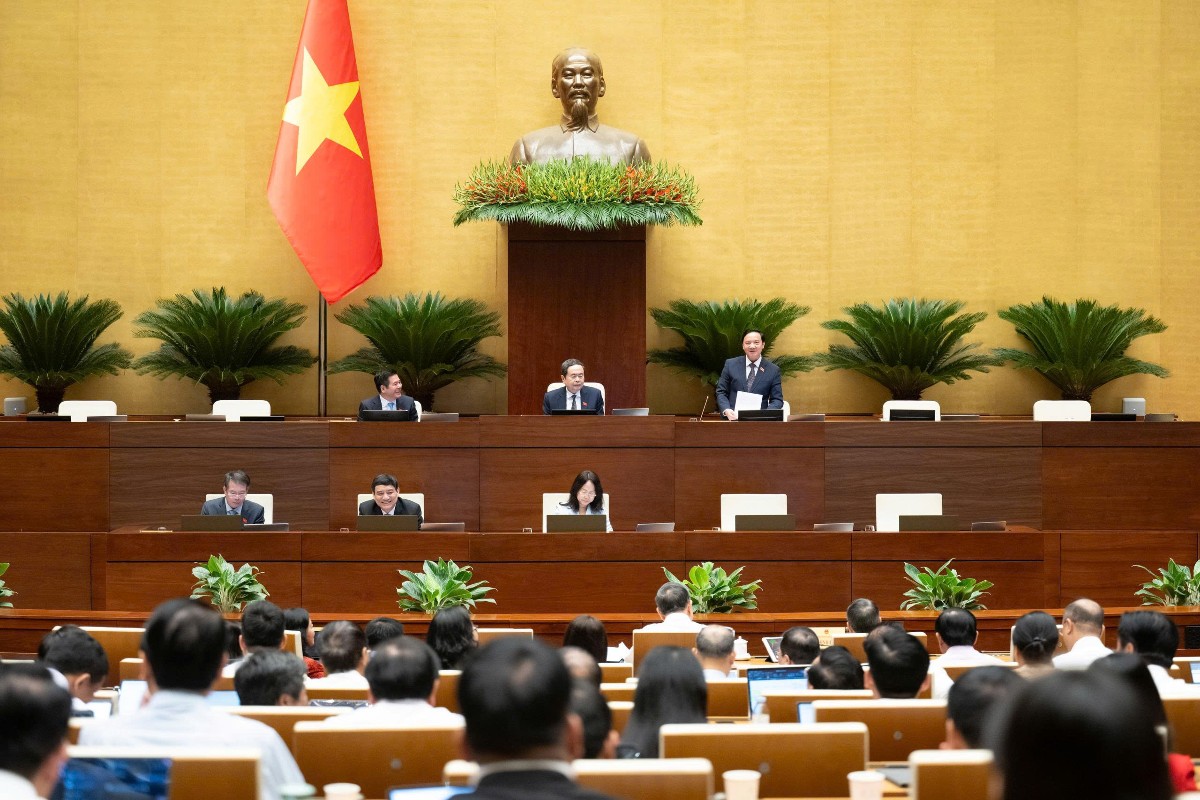 Quang cảnh phiên họp. Ảnh: Cổng thông tin điện tử Quốc hội.