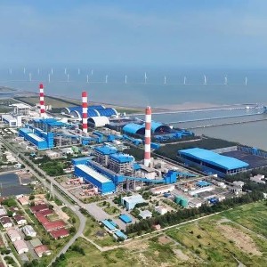 Nhà máy Nhiệt điện Duyên Hải 1 thuộc Trung tâm Điện lực Duyên Hải, tỉnh Vĩnh Long. Ảnh: EVNGENCO1.