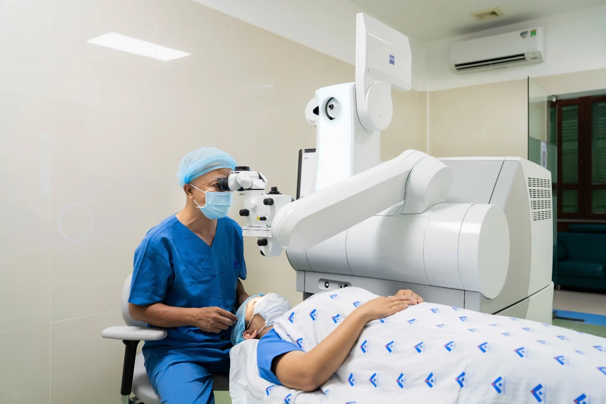 Công nghệ có thể giúp mở rộng tiếp cận dịch vụ nhãn khoa trên cả nước. Ảnh: Bệnh viện Mắt TP.HCM