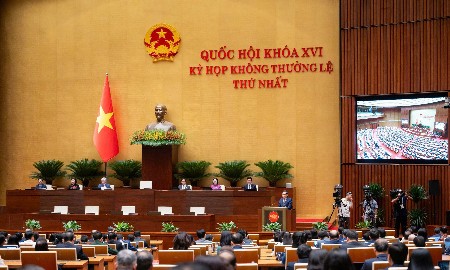 Quang cảnh Phiên bế mạc Kỳ họp. Ảnh: Quốc hội.