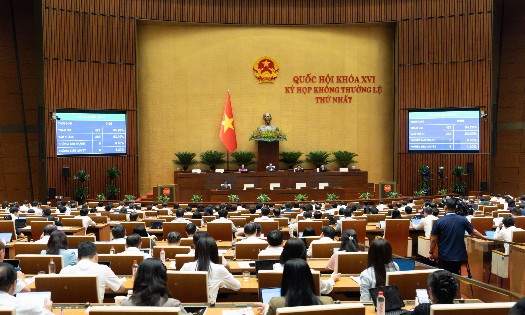 Toàn cảnh Phiên họp. Ảnh: Cổng thông tin điện tử Quốc hội.