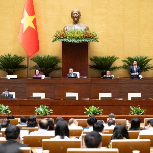 Toàn cảnh phiên làm việc. Ảnh: Cổng thông tin điện tử Quốc hội.