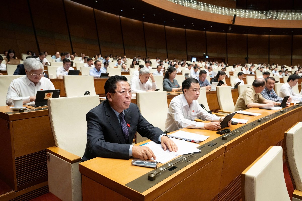 Các đại biểu tham dự phiên họp. Ảnh: Cổng thông tin điện tử Quốc hội.