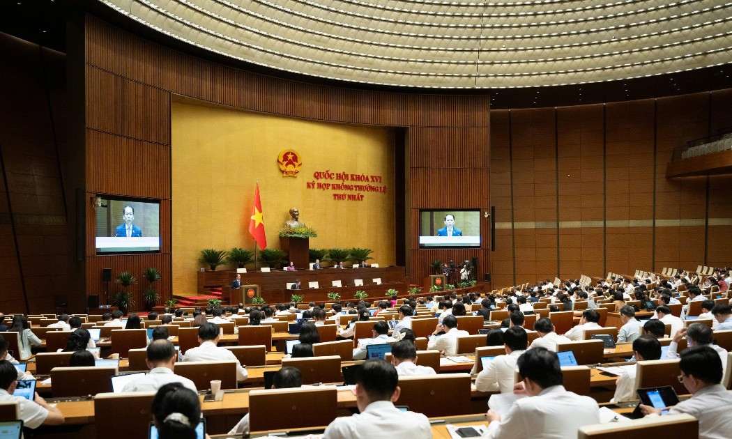 Luật Phát triển đô thị đã được Quốc hội thông qua. Ảnh: Quốc hội