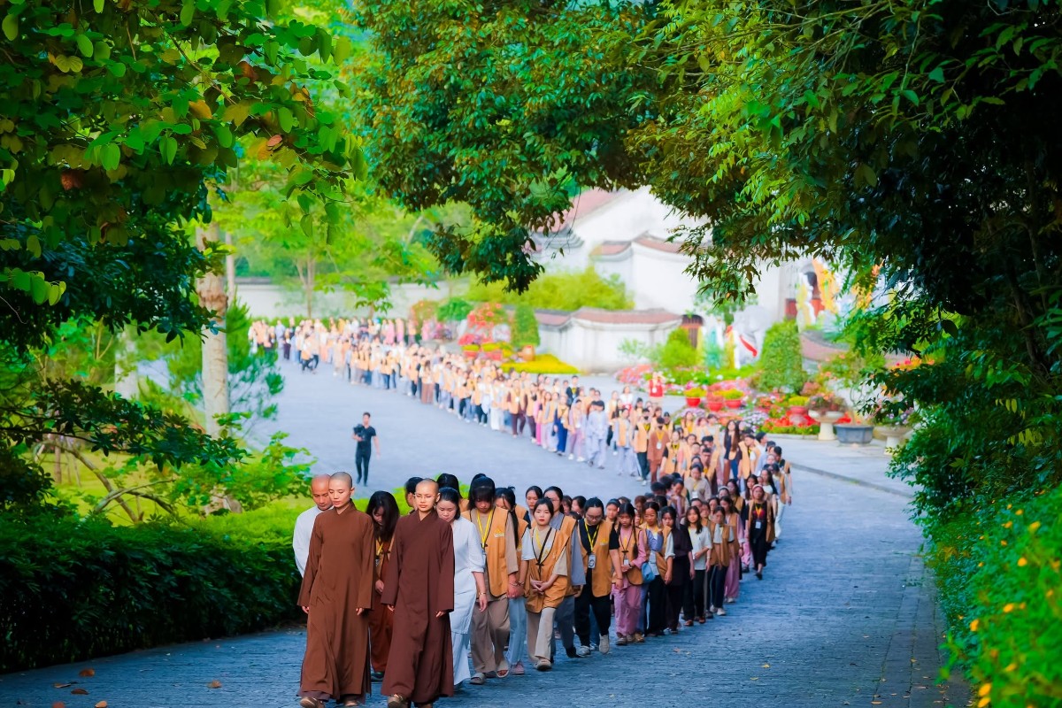 Núi Yên Tử (Quảng Ninh) có nhiều địa điểm để du khách thực hành thiền. Ảnh: Chùa Yên Tử