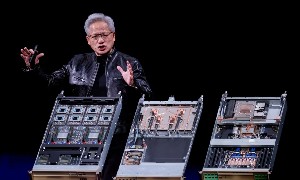 Nvidia đã tăng tốc đầu tư vào AI có trọng số mở trong khoảng 6 tháng qua. Ảnh: Reuters