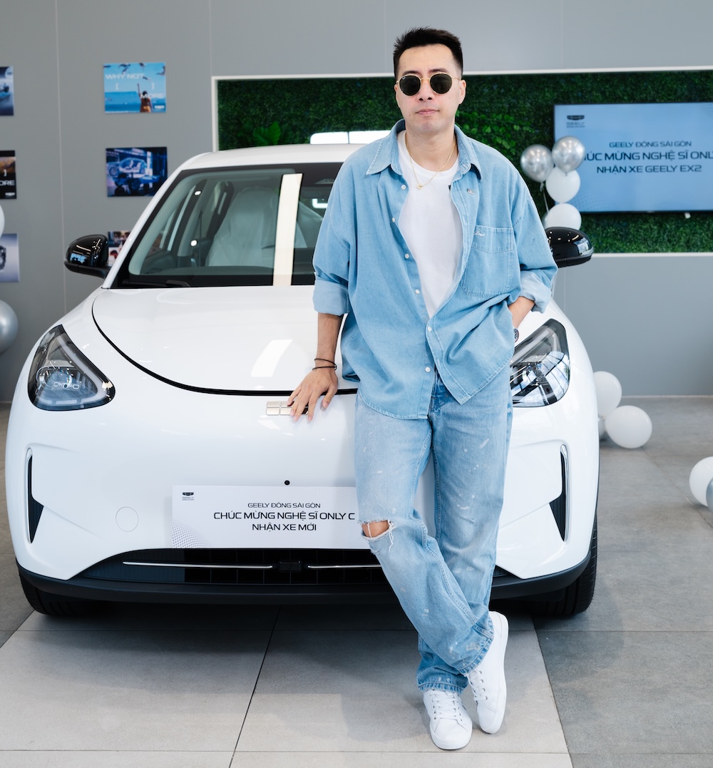 Những dòng sản phẩm xe thông minh của Geely do Tasco Auto phân phối nhận được sự yêu thích của nhiều nghệ sỹ trẻ.