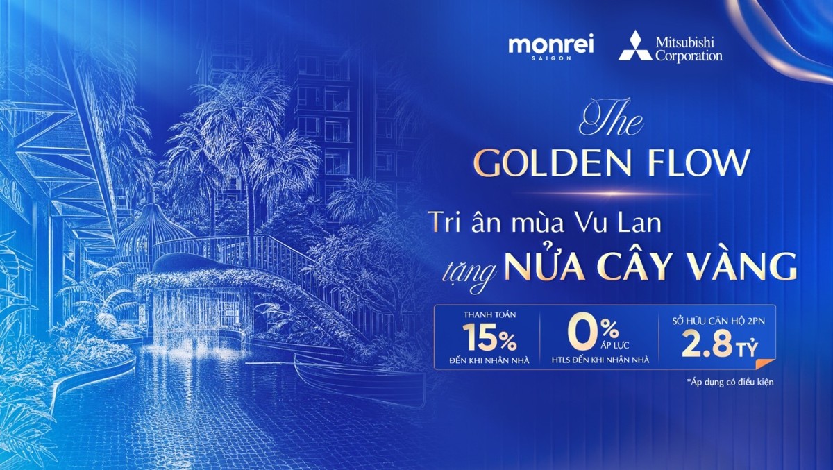Giải pháp tài chính kèm ưu đãi mùa Vu Lan của Monrei Saigon. Nguồn: Dự án.