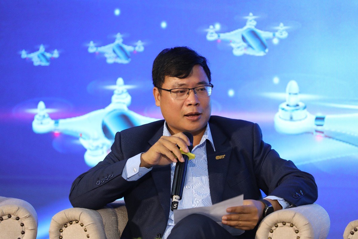 Ông Tạ Ngọc Thanh, Giám đốc Công ty HTI UAS. Ảnh: Tri Phong.