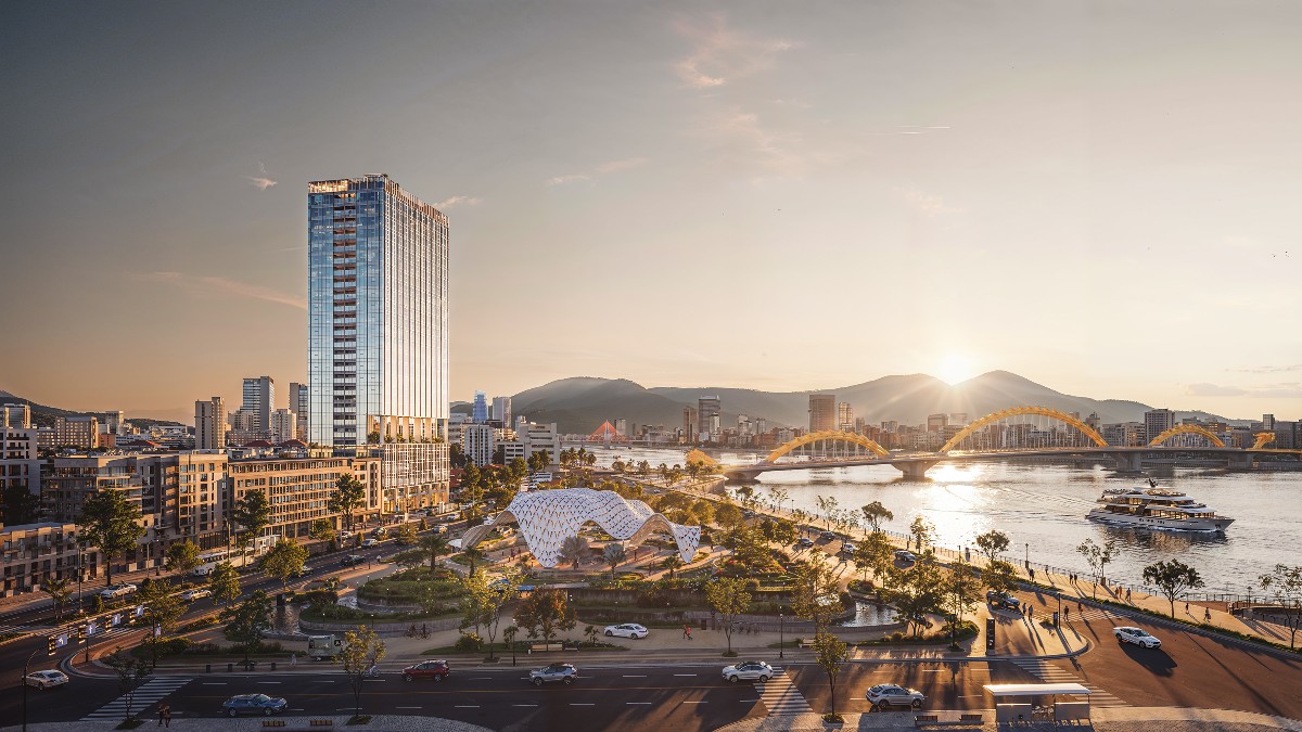 Phối cảnh dự án M Riverside Danang bên sông Hàn. Nguồn: M Riverside Danang.