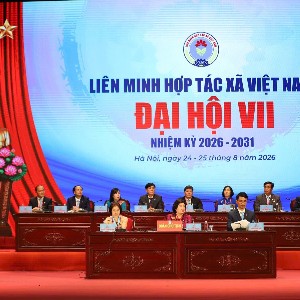Đại hội Liên minh Hợp tác xã Việt Nam. Ảnh: Chu Khôi.