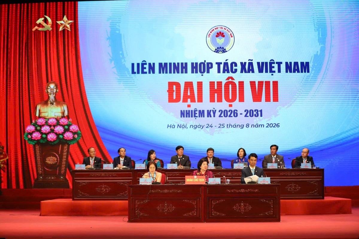 Đại hội Liên minh Hợp tác xã Việt Nam. Ảnh: Chu Khôi.