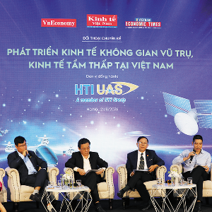 Đối thoại Phát triển kinh tế không gian vũ trụ, kinh tế tầm thấp tại Việt Nam. Ảnh: Tri Phong.