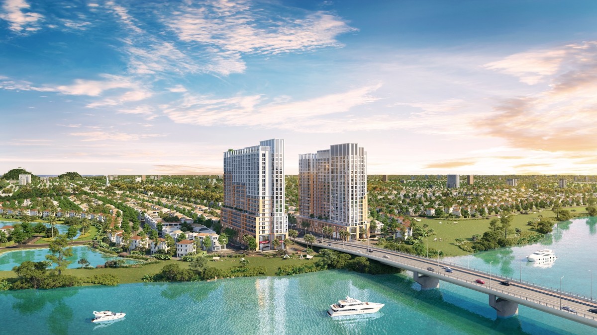 Án ngữ tại các trục giao thông đắc địa, ba tổ hợp căn hộ của Sun Group sở hữu BST shophouse khối đế, dễ dàng triển khai các mô hình thương mại, dịch vụ. Ảnh: Sun Property.