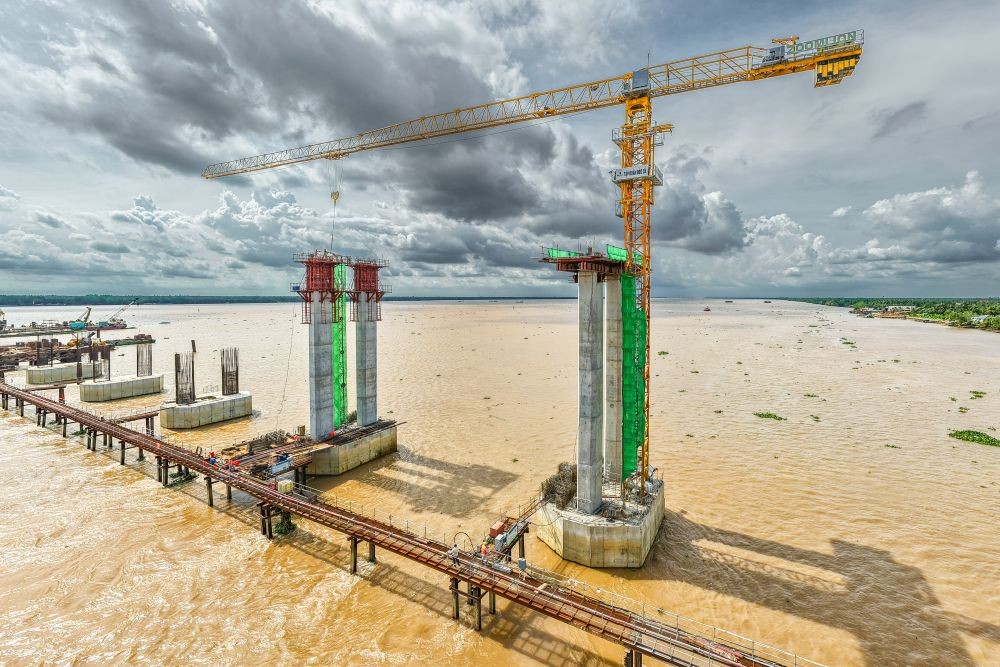 Dự án cầu Đại Ngãi chiếm 46 ha đất thu hồi trong tổng 175 ha đất thuộc 29 công trình, dự án phải thu hồi đất đợt 3 - Ảnh: Phương Anh