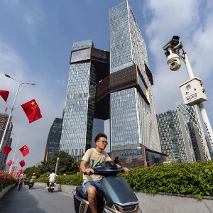Trụ sở Tencent Holdings tại Thâm Quyến, Trung Quốc. Ảnh: Bloomberg.