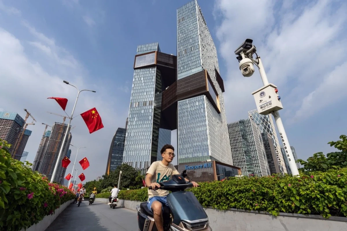 Trụ sở Tencent Holdings tại Thâm Quyến, Trung Quốc. Ảnh: Bloomberg.