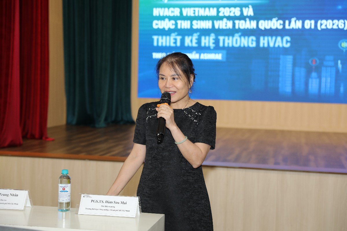 PGS. TS Đàm Sao Mai, Phó Hiệu trưởng Trường Đại học Công nghiệp TP. Hồ Chí Minh (IUH) - Ảnh: BTC.
