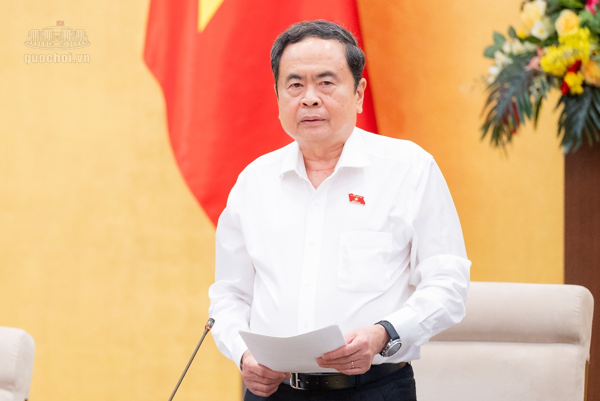 Chủ tịch Quốc hội Trần Thanh Mẫn phát biểu chỉ đạo tại Phiên họp. Chủ tịch Quốc hội Trần Thanh Mẫn phát biểu chỉ đạo tại Phiên họp .
