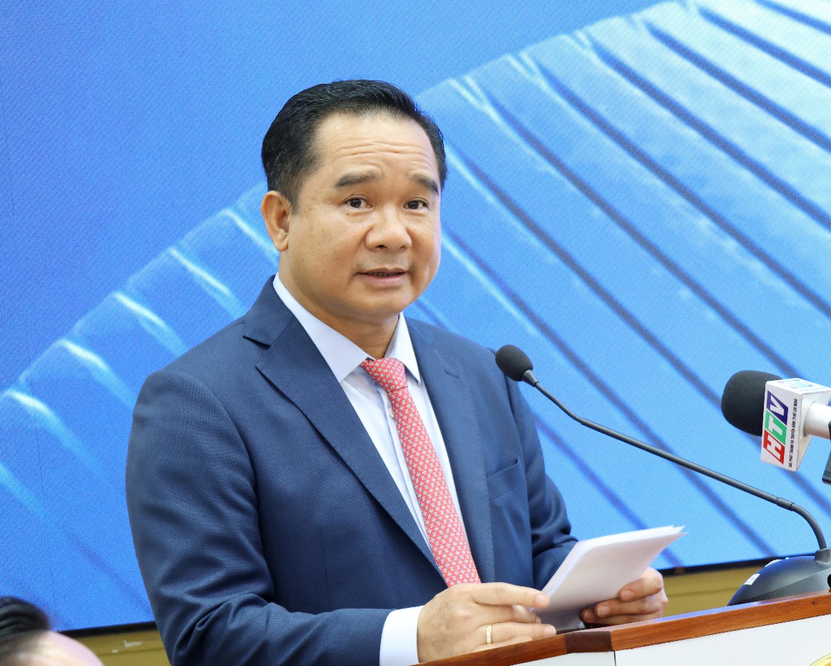 Ủy viên Trung ương Đảng, Chủ tịch UBND TP. Hồ Chí Minh ông Nguyễn Văn Được - Ảnh: Phú Quốc.