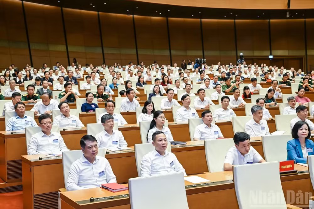 Các đồng chí cán bộ quy hoạch diện Ban Bí thư quản lý dự gặp mặt. Ảnh: Duy Linh/Nhân Dân
