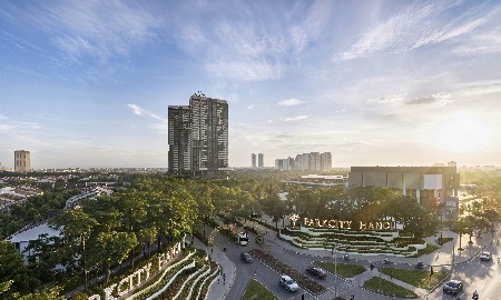 Khu đô thị xanh được quy hoạch đồng bộ ParkCity Hanoi. Ảnh: ParkCity Hanoi