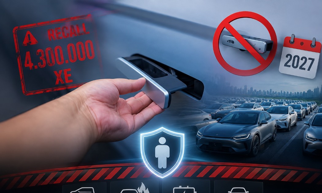 Cấm tay nắm cửa ẩn từ 2027: Thông điệp cứng rắn của Trung Quốc trước cuộc đua công nghệ quá đà