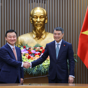 Thủ tướng Lê Minh Hưng tiếp Tổng Giám đốc điều hành Samsung điện tử Roh Tae Moon. Ảnh: chinhphu.vn/Nhật Bắc