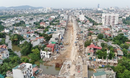 Đại lộ Lê Lợi hơn 1.000 tỷ đồng gấp rút về đích trước 2/9