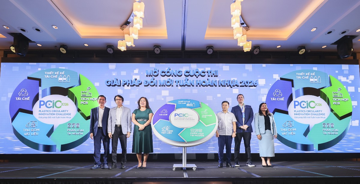 Mở cổng đăng ký cuộc thi “Giải pháp Đổi mới Tuần hoàn Nhựa 2026” (PCIC 2026) để tìm kiếm các giải pháp cho những bài toán cụ thể của tuần hoàn nhựa. Ảnh: Unilever Việt Nam