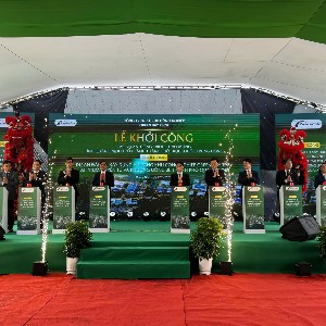 Lễ khởi công Dự án Đầu tư xây dựng hạ tầng Khu công nghiệp (KCN) Green Bay Tech tại Quảng Ninh. Ảnh: BTC.