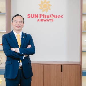 Ông Nguyễn Mạnh Quân, Tổng giám đốc Sun PhuQuoc Airways. Ảnh: SPA