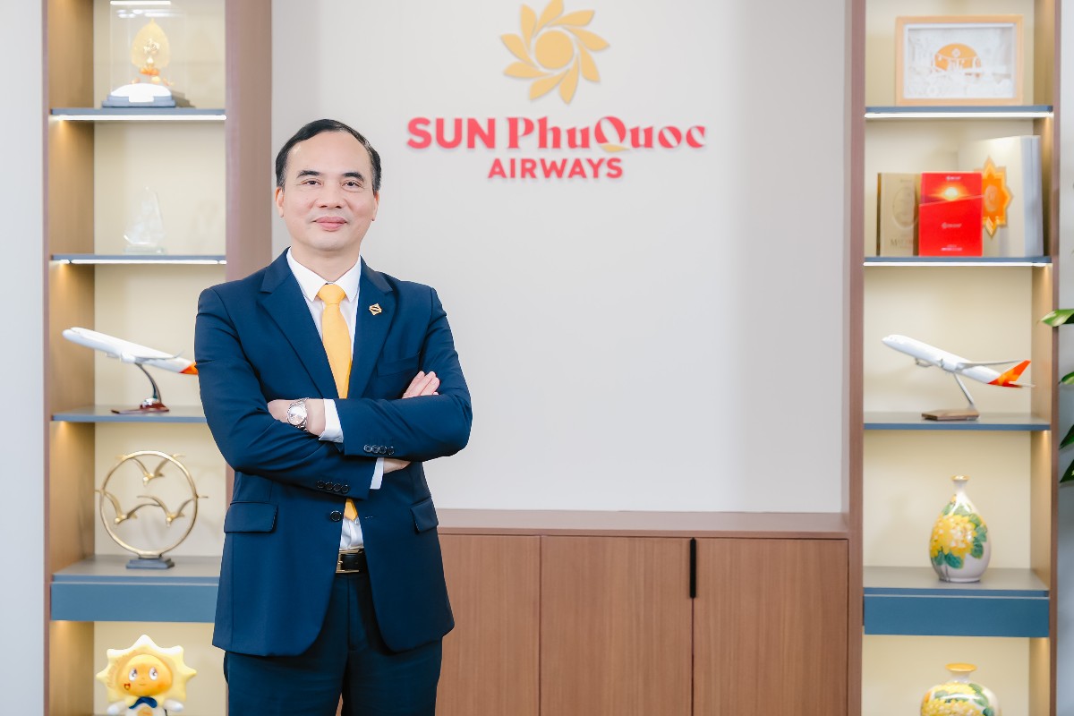 Ông Nguyễn Mạnh Quân, Tổng giám đốc Sun PhuQuoc Airways. Ảnh: SPA