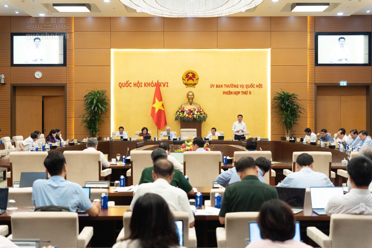 Phiên thảo luận về dự án Luật sửa đổi, bổ sung một số điều của Luật Thương mại, Luật Cạnh tranh, Luật Quản lý ngoại thương và Luật Bảo vệ quyền lợi người tiêu dùng. Ảnh: quochoi.vn