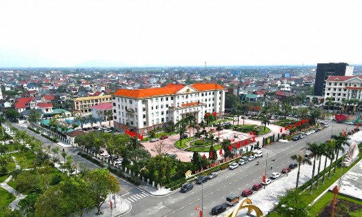 A view of Ha Tinh provinces administratvie center (Photo: Ha Tinh Peoples Committee)