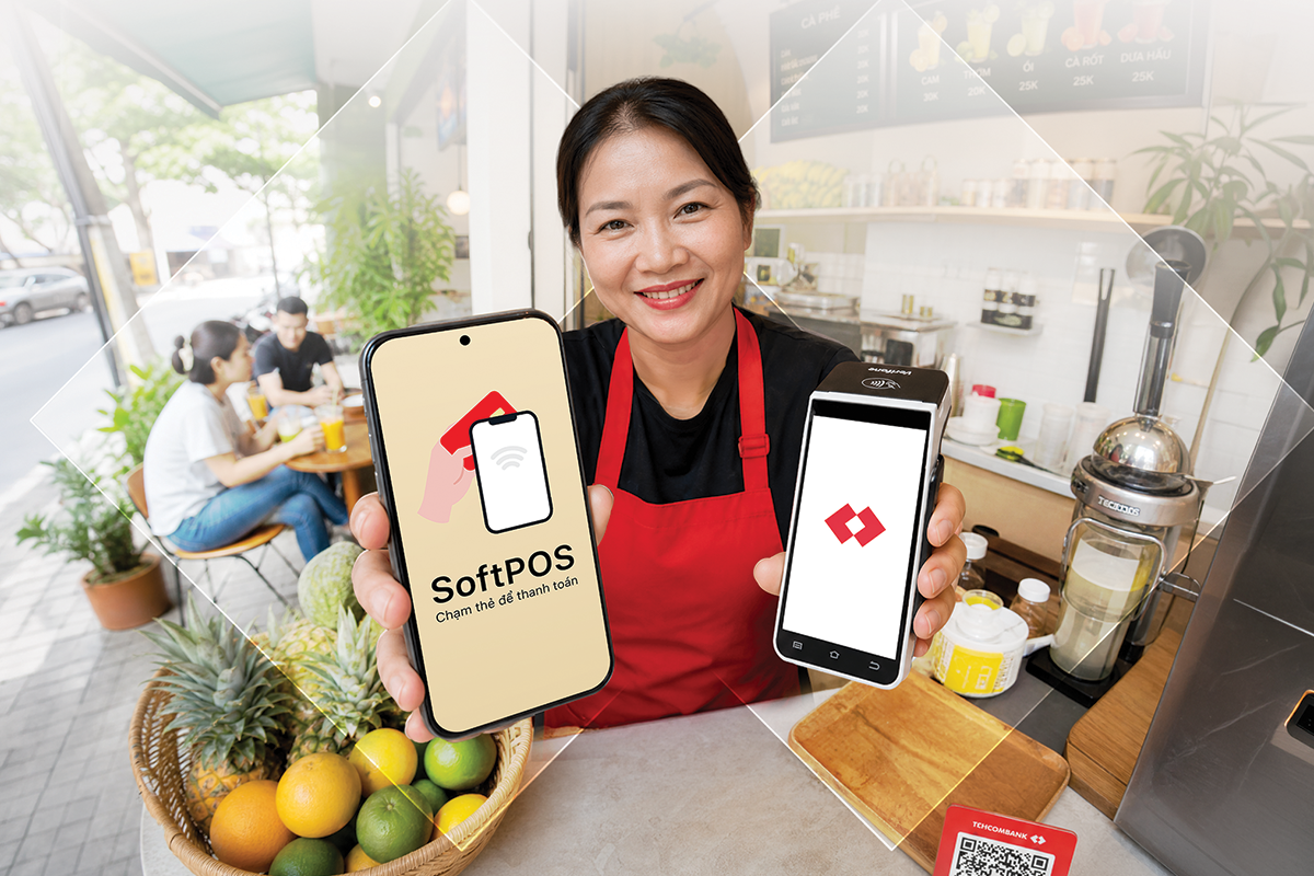 Techcombank miễn đến 100% phí SoftPOS/SmartPOS với giá trị hoàn lên tới 9 triệu đồng, áp dụng đến hết năm 2026.