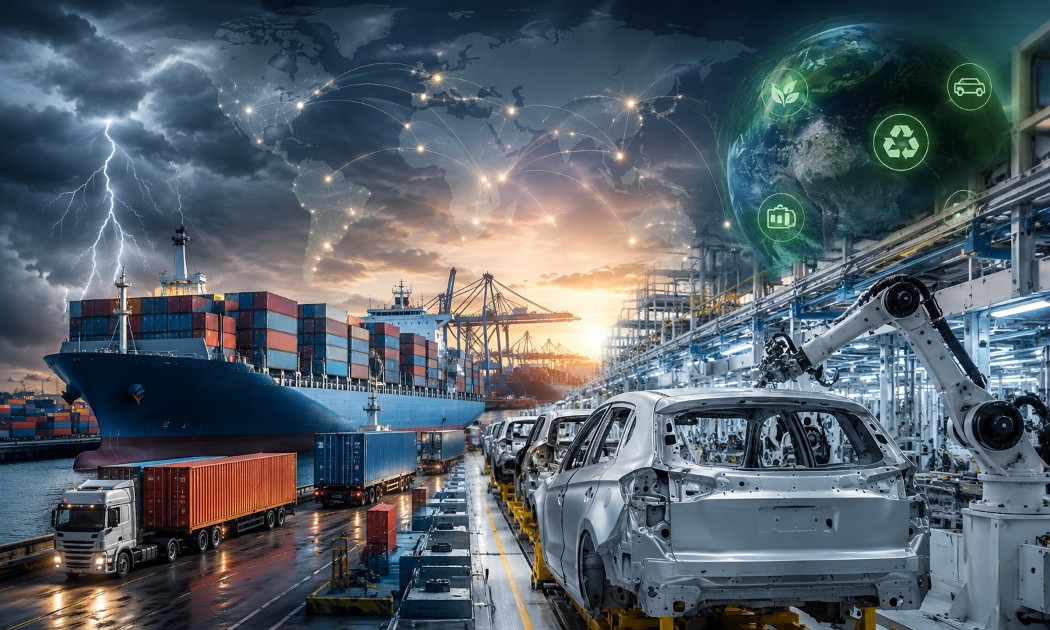 Rủi ro đứt gãy logistics: “Cú sốc” mới đe dọa chuỗi cung ứng ô tô