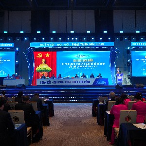 Đại hội đại biểu lần thứ I Hiệp hội Doanh nghiệp TP. Hồ Chí Minh, nhiệm kỳ 2026 - 2031. Ảnh: HUBA.