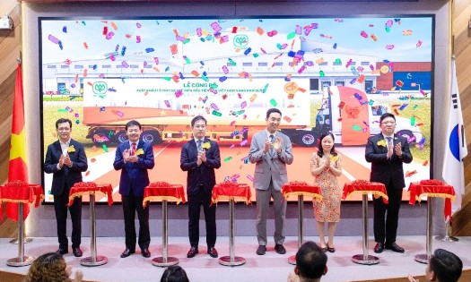 The ceremony marking the export of the first shipment of Vietnam’s processed chicken products to the Republic of Korea was held on August 25. (Photo: CPV).