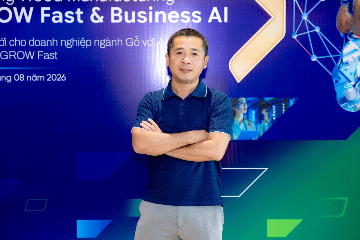 Ông Hồ Thanh Long, Trưởng phòng IT, Công ty Cổ phần Gỗ Minh Dương chia sẻ thực trạng các doanh nghiệp trong ngành trước các yêu cầu về việc đáp ứng tiêu chuẩn quốc tế.