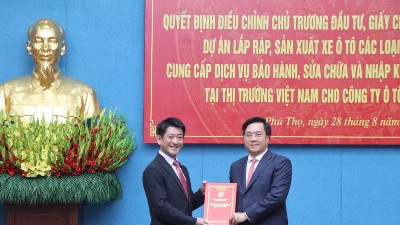 Toyota Vietnam to invest over $280 mln in Phu Tho factory modernization