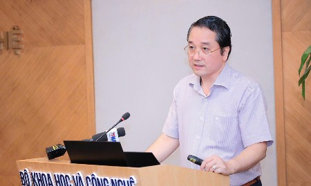 Ông Đào Ngọc Chiến, Giám đốc Quỹ Phát triển khoa học và công nghệ Quốc gia, Bộ Khoa học và Công nghệ. Ảnh: MST.