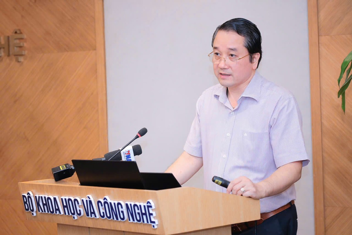 Ông Đào Ngọc Chiến, Giám đốc Quỹ Phát triển khoa học và công nghệ Quốc gia, Bộ Khoa học và Công nghệ. Ảnh: MST.