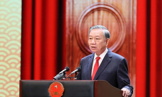 General Secretary and President To Lam delivers a speech at the ceremony marking the 81st anniversary of the National Day of the Socialist Republic of Viet Nam (September 2, 1945–2026), held at the Ho Guom Opera House, Ha Noi, August 28 - (Photo: VNA)