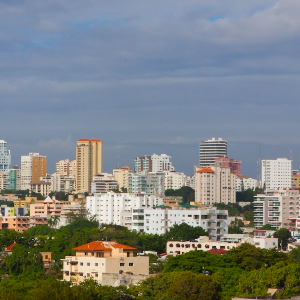 Thủ đô Santo Domingo của Cộng hòa Dominica.