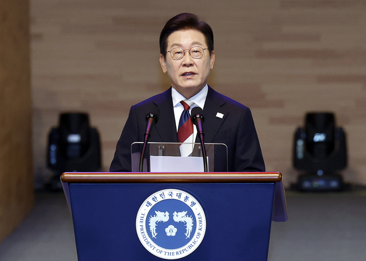 Tổng thống Hàn Quốc Lee Jae Myung - Ảnh: Yonhap