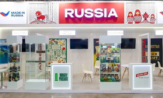 National Pavilion 'Made in Russia' at VietFood & Beverage 2026 Exhibition in Ho Chi Minh City. (Photo: REC)