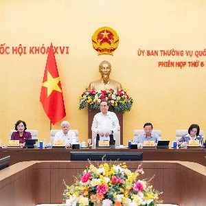 Chủ tịch Quốc hội Trần Thanh Mẫn và các Phó Chủ tịch Quốc hội. Ảnh: Cổng thông tin điện tử Quốc hội.
