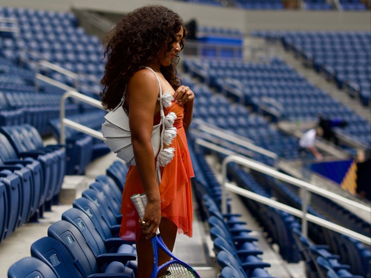 Tay vợt Naomi Osaka. Ảnh: Sebastian Arriagada