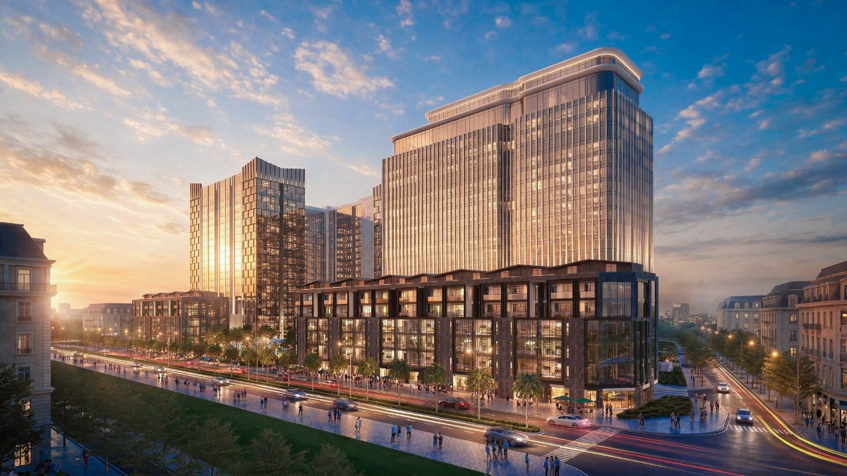 D’. Diamant Bleu được quy hoạch theo mô hình Integrated Mixed-use Development, nơi các chức năng cộng hưởng, gia tăng giá trị trong cùng một hệ sinh thái. Nguồn: Tân Hoàng Minh Group.